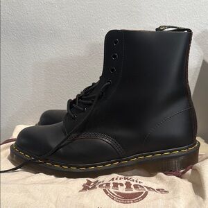 Brand New Dr. Martens Black Leather Boots